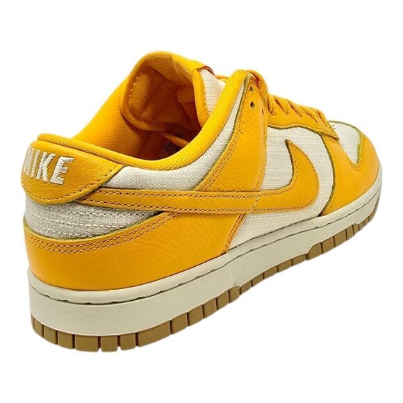 Nike Dunk Low Retro Premium Men's Size 10 Gold Leather Athletic Shoes HF4867 739 - Picture 4 of 9